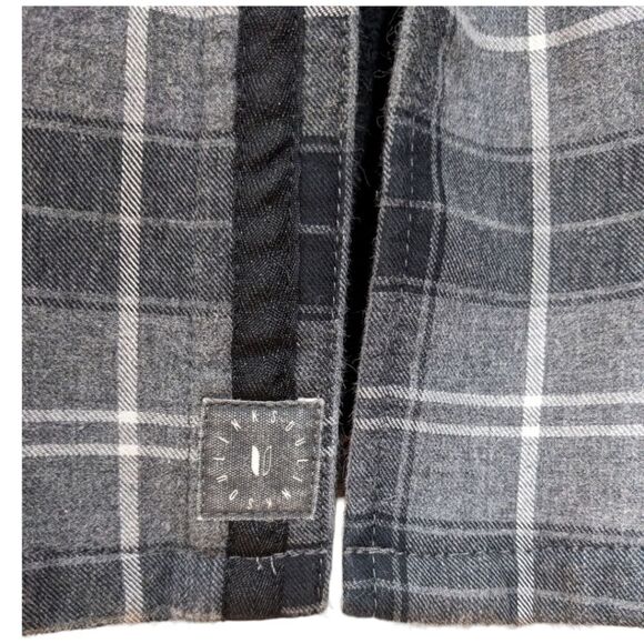 Linksoul Jacket Mens S Plaid Shacket Thick Snap Buttons Down Front Collared - Picture 6 of 8
